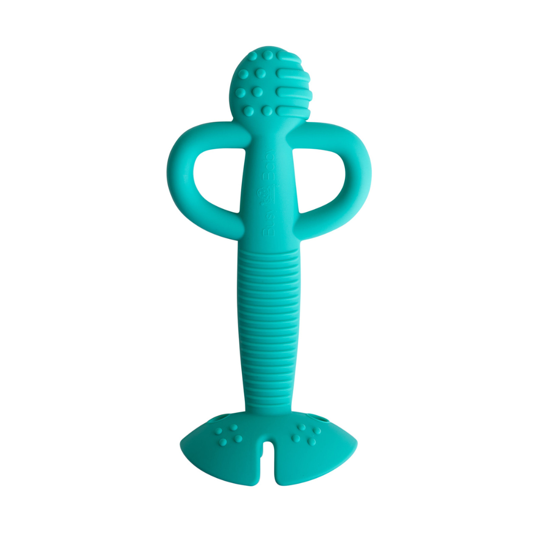 2-in-1 Teether & Training Spoon โ Spearmint